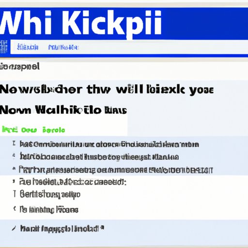 How to Search the Wiki