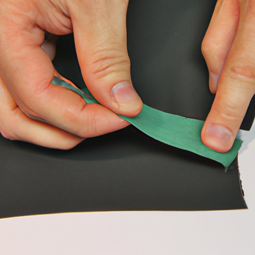 Sew a Band of Elastic Along the Edge of the Sheet