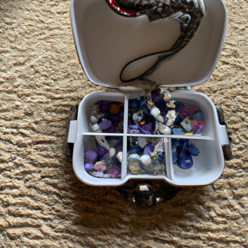 Using an Empty Pill Box to Store Necklaces While Traveling