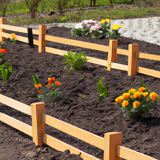 Plant Flowers in Raised Beds with Fencing