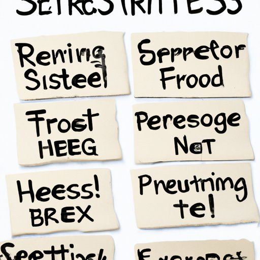 Reduce Stress Levels to Promote Better Eating Habits