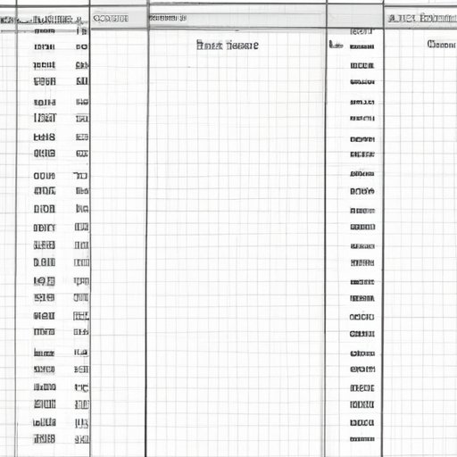 Adjusting Column Widths to Fit Text in Excel Cells