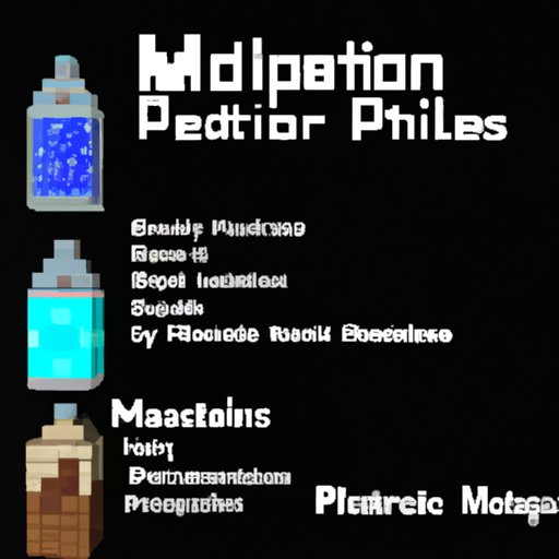 Definition of Health Potions in Minecraft