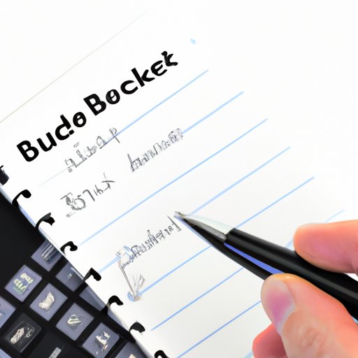 Create a Budget and Track Expenses