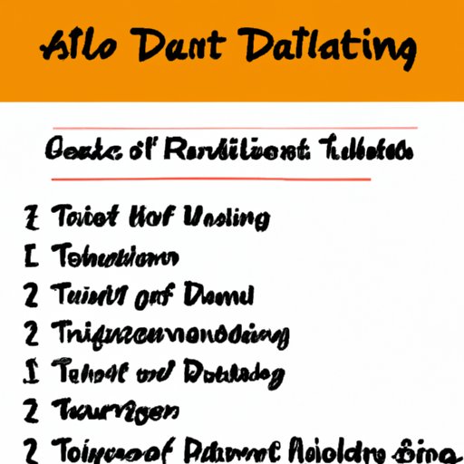 Identify Your Goals and Prioritize