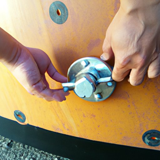 Securing the Lid on the Container