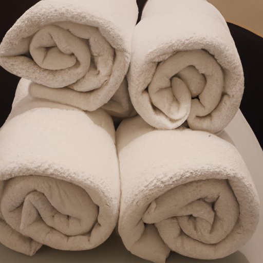 Roll Up Pillows in Towels to Securely Hold Them Together
