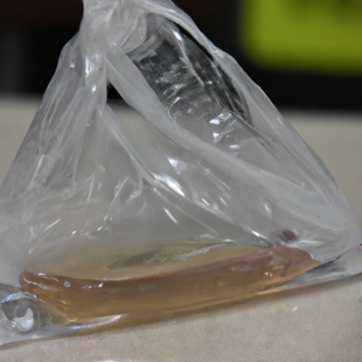 Use Plastic Bags to Keep Liquids from Spilling