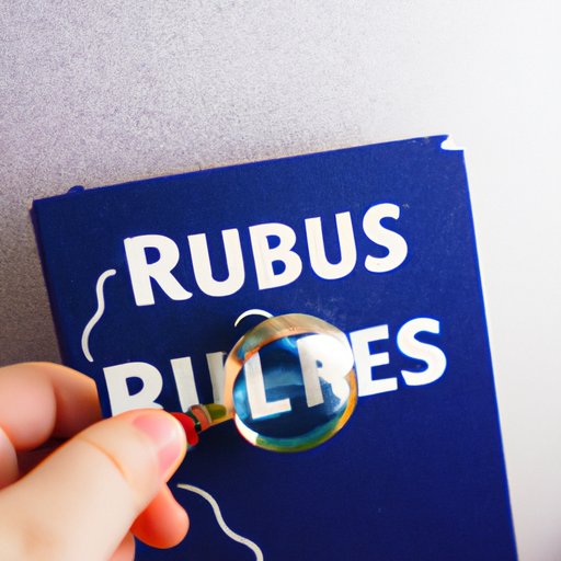 Research the Rules and Regulations