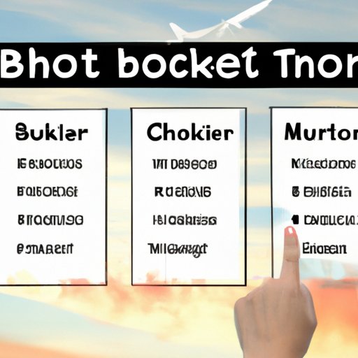 Choose when to travel and book flights