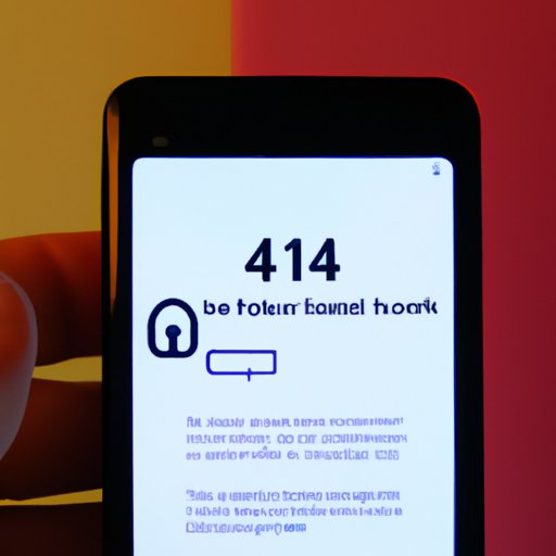Step Four: Make Sure the Device is Unlocked