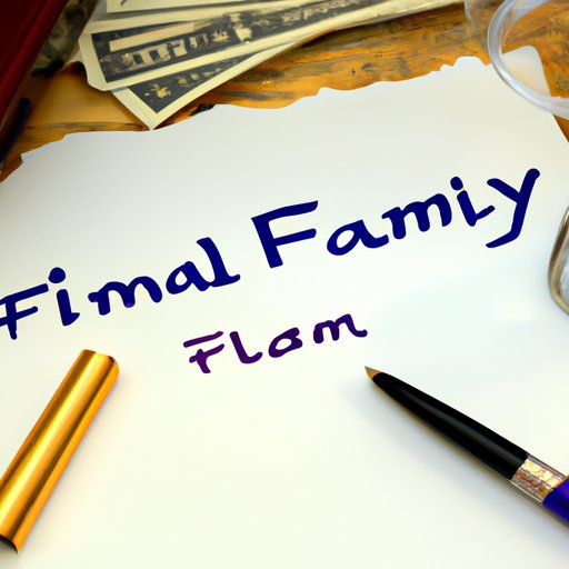 Create Financial Plan for Divorce