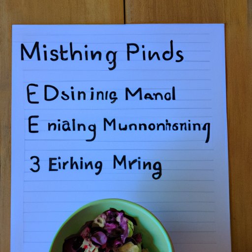  Practice Mindful Eating 