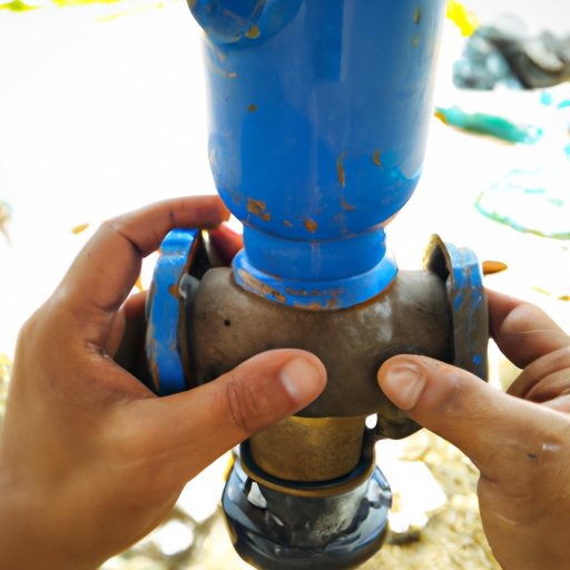 Disconnect Pipes from Existing Pump