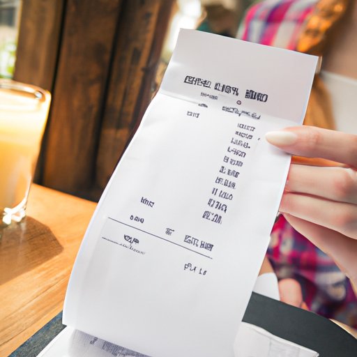 Generating a Receipt for the Transaction