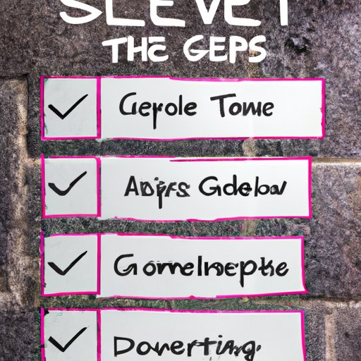 Outline the Steps to Achieving Goals