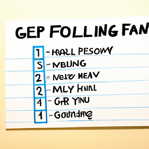 Outline the Steps to Setting Financial Goals