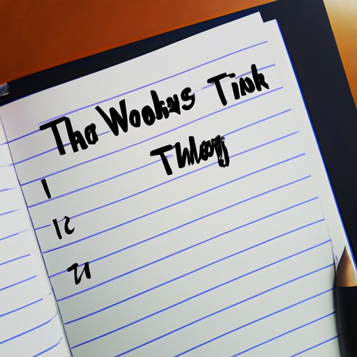 Schedule Time to Work on Goals