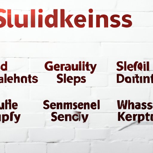 Overview of Skills Needed to Succeed