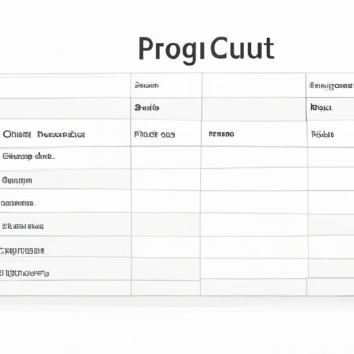 Create a Product Catalog and Pricing Structure