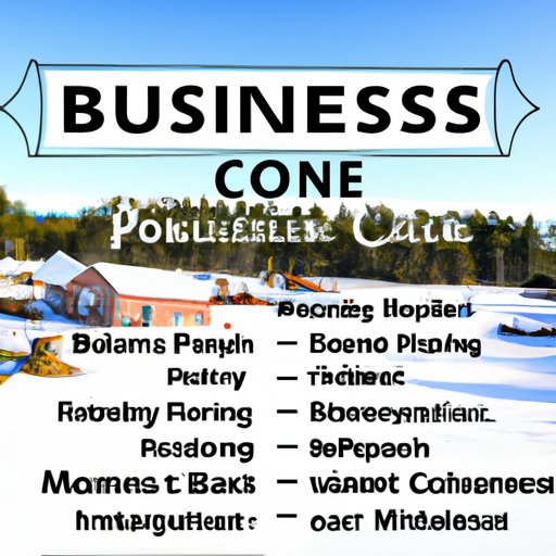 Benefits of Starting a Business in Maine