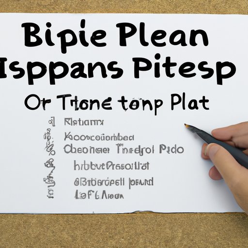 Offer Tips on Developing a Business Plan