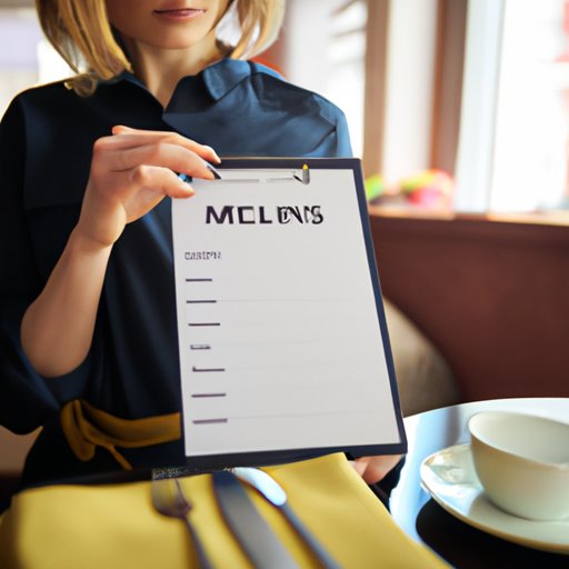 Determine the Services and Menu You Will Offer