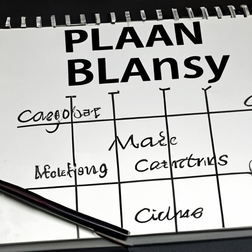 Create a Business Plan Outlining Your Goals