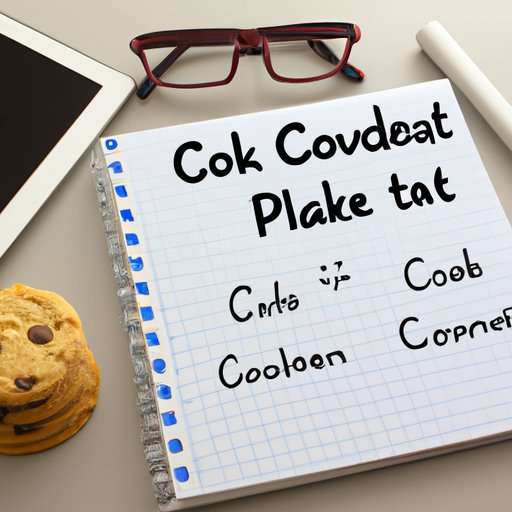 Develop a Plan for Your Cookie Business