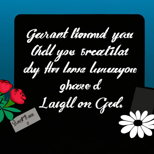 Express Gratitude for the Impact the Deceased Had on Your Life