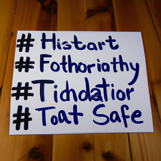 Create a Hashtag for Your Fundraiser