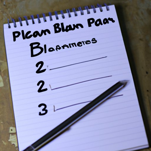 Write a Business Plan and Set Goals for Growth