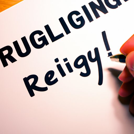 Outline Your Intent to Resign