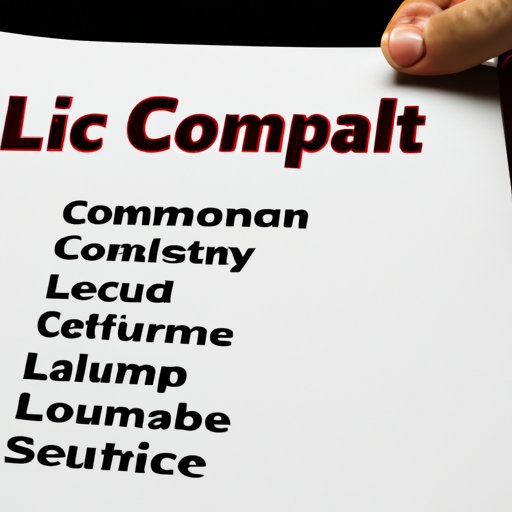 Determine the Name and Type of LLC