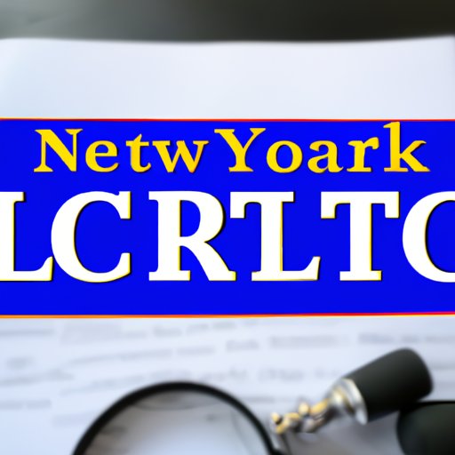 Research the Requirements for Starting a LLC in NY