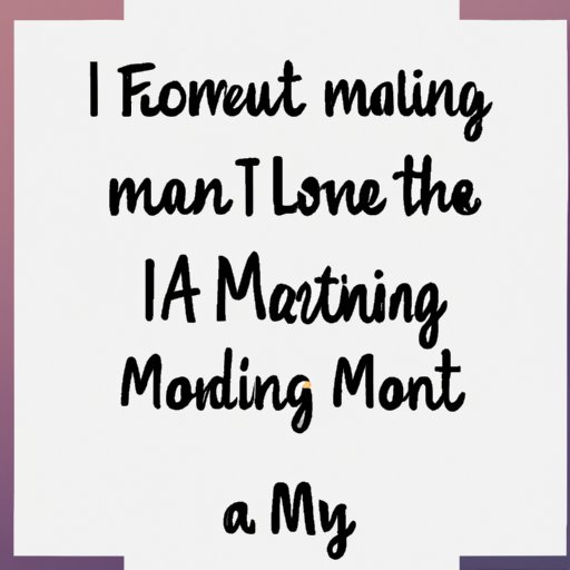 Mention a Moment that Made You Fall In Love