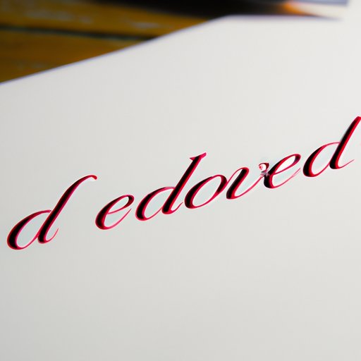 End the Letter with Words of Love and Devotion