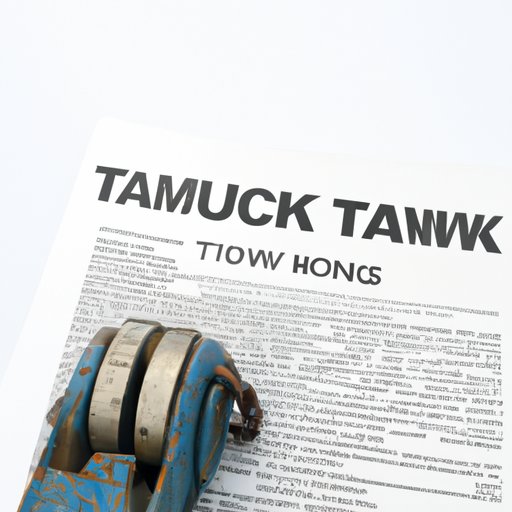 Research the Local Towing Market and Regulations