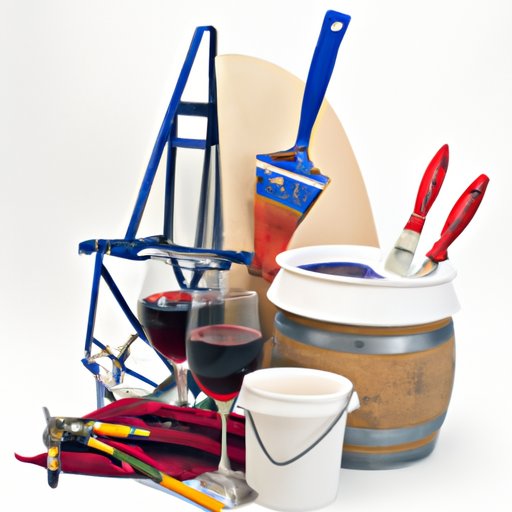 Necessary Equipment and Supplies for a Wine and Paint Business
