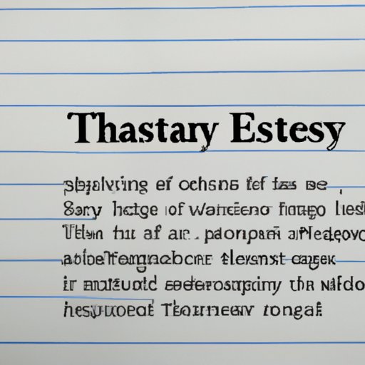 Identify the Topic for Your Analysis Essay