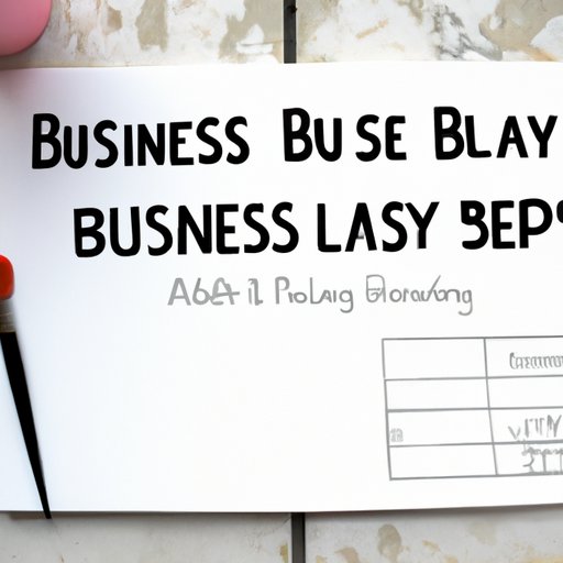Create a Business Plan for Your Etsy Shop