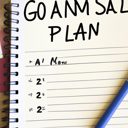 Setting Goals and Creating a Plan for Achieving Them