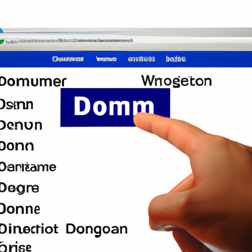 Choose Domain Name and Hosting Provider