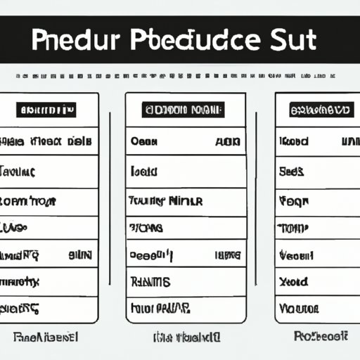 Develop a Menu and Pricing Structure