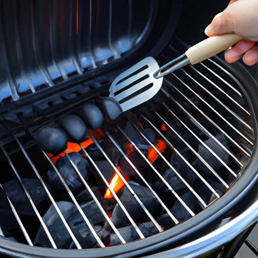 Using a Gas Grill to Light the Charcoal