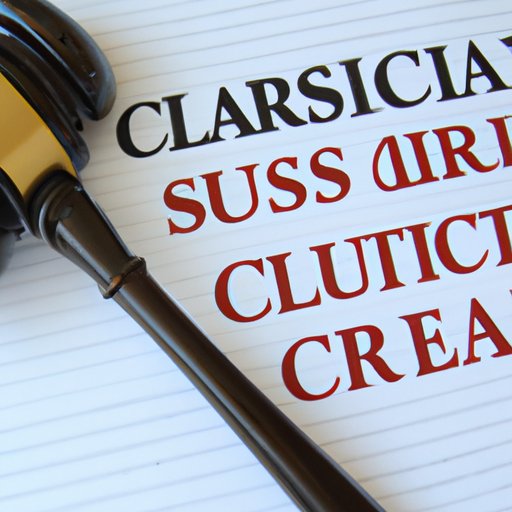 Research the Grounds for a Class Action Suit