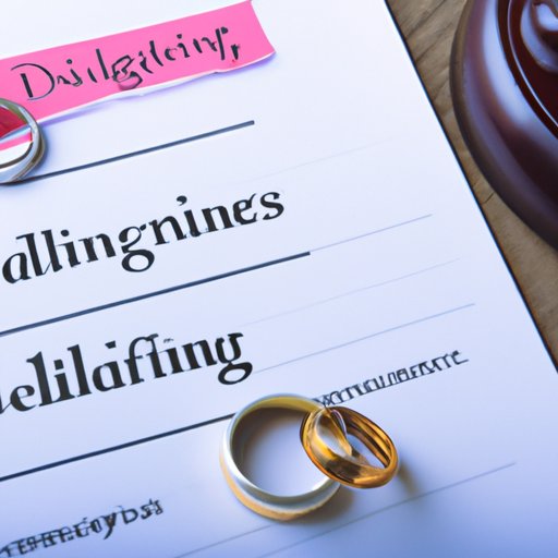Outline the Legal Requirements for Starting Divorce Proceedings