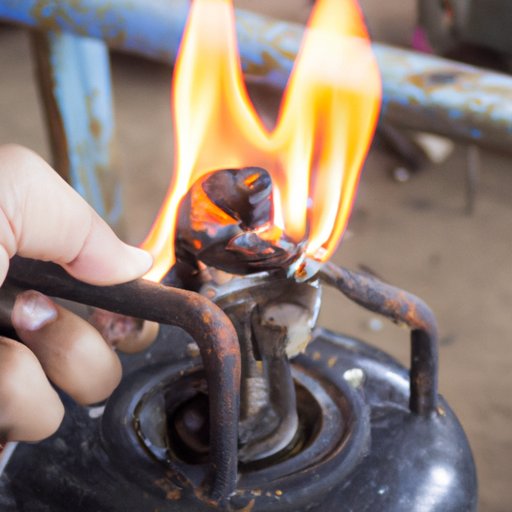 Adjust the Damper to Control the Flame