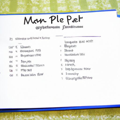 Create a Meal Plan to Follow