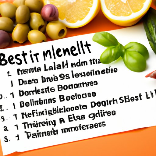 List Benefits of Following a Mediterranean Diet